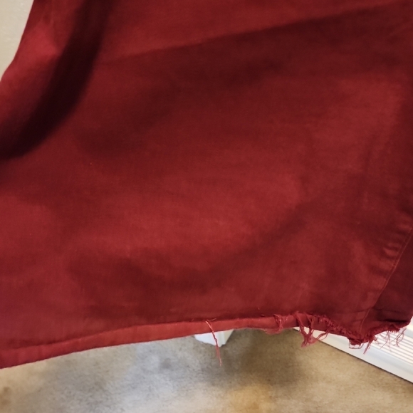 Judy Blue Women's Boot Cut Jeans in Burgundy - Picture 3 of 11